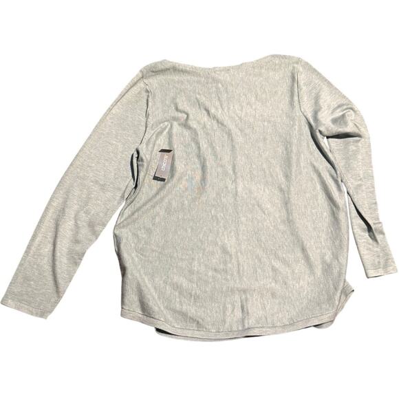 Chico's Solid Batueau Pullover Sweater, Iced Sage Green, Size 2 (Large/XL), NWT - Picture 5 of 7